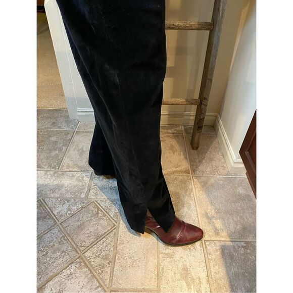 S 12/14, Anne de Villers Paris, black velour 2 pc suit. Like new condition! - Picture 3 of 7